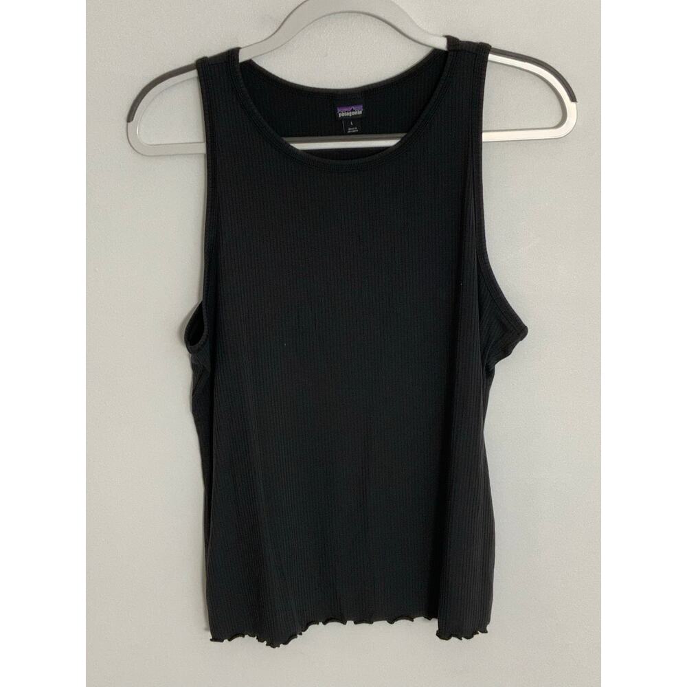 Patagonia Grey Ribbed‎ Tanks Women's size Large